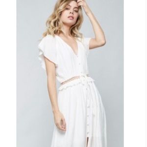 Promesa White Button Maxi
